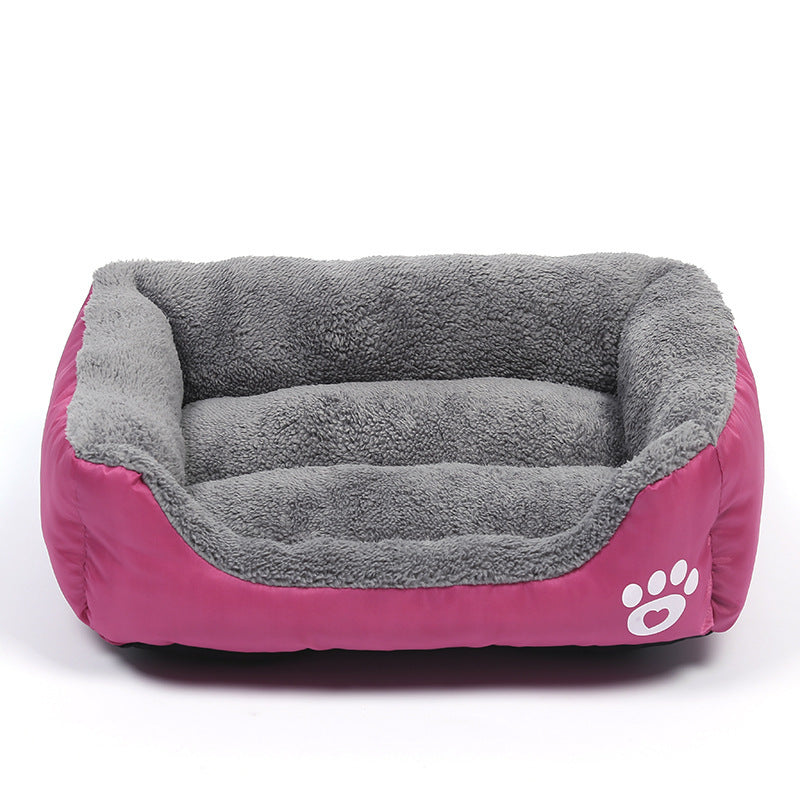Soft & Cozy Fleece Pet Bed | Waterproof Bottom for All Pet Sizes