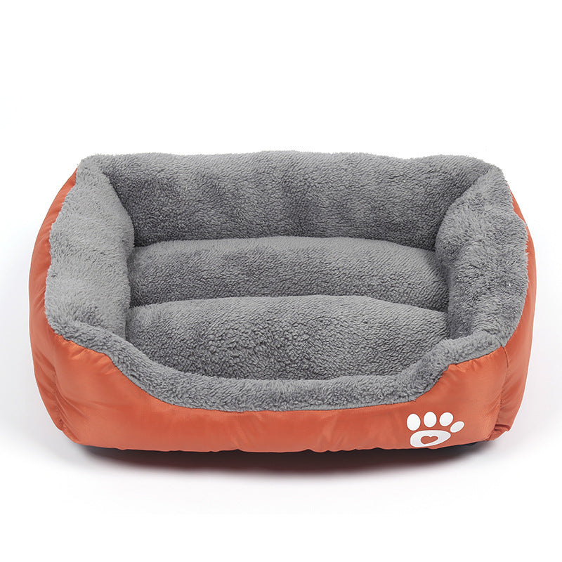 Soft & Cozy Fleece Pet Bed | Waterproof Bottom for All Pet Sizes